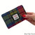 MCS CB5004 MCS2001 BLUE PINK CHECK Ladies Harris Tweed Zippered Wallet ShamrockGift.com