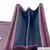 MCS CB5004 MCS2204 GREEN PURPLE PLAID Ladies Harris Tweed Zippered Wallet Inside View Compartments ShamrockGift.com