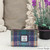MCS CB5004 MCS2204 GREEN PURPLE PLAID Ladies Harris Tweed Zippered Wallet Lifestyle ShamrockGift.com