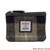 MCS CB3026 TRT021 BLUE BROWN CHECK Harris Tweed Zippered Coin Purse ShamrockGift.com