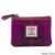 MCS CB3026 HA222B2 PURPLE CHECK Harris Tweed Zippered Coin Purse ShamrockGift.com