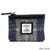 MCS CB3026 TRT020 BLUE CHECK Harris Tweed Zippered Coin Purse ShamrockGift.com