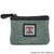MCS CB3026 1904B2 TURQUOISE HERRINGBONE Harris Tweed Zippered Coin Purse ShamrockGift.com