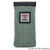 MCS CB2202 1904B2 TURQUOISE HERRINGBONE Handcrafted Harris Tweed Glasses Pouch ShamrockGift.com
