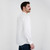 GS-GFS13WH-WHITE Mens Irish Linen Grandfather Style Shirt ShamrockGift.com