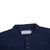 GS-GFS13NVY-NAVY Mens Irish Linen Grandfather Style Shirt Closeup Collar View ShamrockGift.com