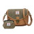 HI-Set-383-CHEHBL00 Leather and Harris Tweed Saddle Bag & Wallet Set ShamrockGift.com