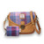 HI-Set-382-PNKBLUTTL00 Leather and Harris Tweed Saddle Bag & Wallet Set ShamrockGift.com
