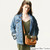 HI-Set-383-CBLTTL00 Leather and Harris Tweed Saddle Bag Lifestyle ShamrockGift.com