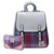 HI-Set-384-PNKBLUTTL00 Tartan Matching Backpack & Purse Scottish Set ShamrockGift.com