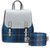 HI-Set-385-BLUTTL00 Tartan Matching Backpack & Purse Scottish Set ShamrockGift.com