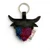 MCS-CB2507-BLUE PINK  Handcrafted Harris Tweed Keyring ShamrockGift.com