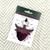 MCS-CB2507 PURPLE Handcrafted Harris Tweed Keyring ShamrockGift.com