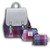 HI-Set-389-PNKBLUTTL00 Islander Scottish Tweed Backpack & Wallet Glasgow Set ShamrockGift.com