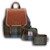 HI-Set-389-CBLTTL00 Islander Scottish Tweed Backpack & Wallet Glasgow Set ShamrockGift.com
