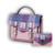 HI-Set-391-PNKBLUTTL00 Harris Tweed Matching Scottish Bag Set ShamrockGift.com