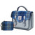 HI-Set-392-BLUTTL00 Harris Tweed Matching Scottish Bag Set ShamrockGift.com