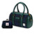 HI-Set-396-GRNTTL00 Leather & Harris Tweed Tartan Bag Set ShamrockGift.com