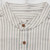LV-FCGFS-LVD Men's Cotton Flannel Quarter Button Shirt in Stripes Collarless ShamrockGift.com