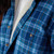 LV-FLFS-Lv8  Irish Flannel Fleece Lined Grandfather Shirt Closeup Front Pocket View ShamrockGift.com