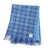 GA-LB6500-COL129 Scottish Design Harris Tweed Fringed Light Blue Check SHAMROCKGIFT.com