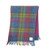 GA-LB6500-COL046 Scottish Design Harris Tweed Fringed Scarf Multi Colour Tartan SHAMROCKGIFT.comjpg