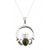 JCW-18201 Silver-Plated Connemara Irish Claddagh PendantShamrockGift.com JCW-18201 Silver-Plated Connemara Irish Claddagh PendantShamrockGift.com