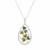 JCW-7025 Drop-Shaped Shamrock Design Connemara Jewelry Studio ShamrockGift.com