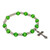 JCW-RB82202 Handcrafted Single Decade Beads Irish Rosary Bracelet Studio ShamrockGift.com
