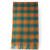 ISL-SCARF-Orange Blue Tartan Lambswool Fringed Islander Tartan Scarf  ShamrockGift.com