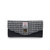 ISL-9311BLWDTL00 Ladies Harris Tweed Long Islander Wallet Black and White Dogtooth ShamrockGift.com