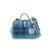 ISL-2577BLUTTL00 Handmade Harris Tweed Mini Doctor Bag Blue Tartan ShamrockGift.com