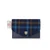 ISL-9100NAVTTL00 Islander Harris Tweed Wee Card Wallet Navy Tartan Studio ShamrockGift.com