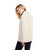 B136162-Merino Wool Irish Cardigan with Shawl Collar Cream Side View  ShamrockGift.com
