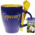 JCW-25713 Ireland County Design Coffee Mug with Spoon Purple ShamrockGift.com
