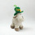 AIS-170513 Shenanigan Embroidered Irish Sheep Plush Toy White Face Small ShamrockGift.com