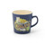AIS-173866 Retro Ceramic Irish Designed Mug Blue ShamrockGift.com
