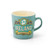 AIS-173897 Retro Ceramic Irish Designed Mug Teal ShamrockGift.com