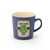 AIS-173859 Retro Ceramic Irish Designed Mug Crest Blue ShamrockGift.com