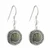 Solvar Sterling Silver Marble Celtic Drop Earrings S33772 ShamrockGift.com