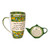 HI-Set-407 Set of Irish Blessing Mug & Shamrock Teabag Holder Shamrockgift . com