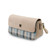 ISL-8356ISLTTL00 Islander Color Harris Tweed & Genuine Leather Clutch Bag Side View ShamrockGift.com