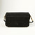 ISL-8356BEIDTL00 Black Color Harris Tweed & Genuine Leather Clutch Bag Back View ShamrockGift.com