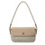 ISL-8356BEIDTL00 Cream Color Harris Tweed & Genuine Leather Clutch Bag Front ShamrockGift.com