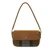 ISL-8356CBLTTL00 Chesnut Blue Color Harris Tweed & Genuine Leather Clutch Bag ShamrockGift.com
