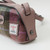 ISL-8358PNKGRNTTL00 Pink Green Tartan Harris Tweed Islander Crossbody Bag Side View ShamrockGift.com