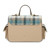 ISL-8400ISLTTL00 ISLANDER COLOR Islander Harris Tweed & Genuine Leather Bag Back View ShamrockGift.com