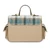 ISL-8400ISLTTL00 ISLANDER COLOR Islander Harris Tweed & Genuine Leather Bag Back View ShamrockGift.com