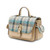 ISL-8400ISLTTL00 ISLANDER COLOR Islander Harris Tweed & Genuine Leather Bag Side View ShamrockGift.com