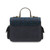 ISL-8400NAVOCL00-NAVY COLOR Islander Harris Tweed & Genuine Leather Bag Back View  ShamrockGift.com
